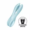 Satisfyer Threesome 1 Clitoris Vibrator - Blauw -Clitoris Vibrators Verkoop satisfyer threesome 1 blauw 2