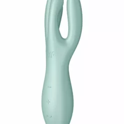 Satisfyer Threesome 3 Multi Vibrator - Groen 11 Satisfyer Threesome 3 Multi Vibrator - Groen -Clitoris Vibrators Verkoop satisfyer threesome 3 groen zijkant