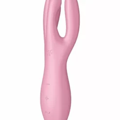 Satisfyer Threesome 3 Multi Vibrator - Roze -Clitoris Vibrators Verkoop satisfyer threesome 3 roze zijkant 2
