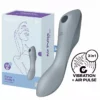 Satisfyer Curvy Trinity 3 Luchtdruk Vibrator - Grijs