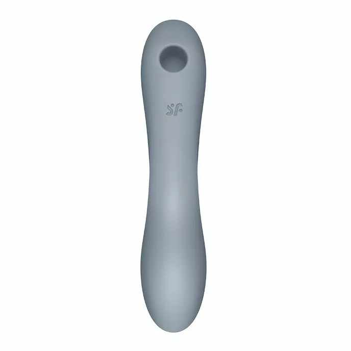 Satisfyer Curvy Trinity 3 Luchtdruk Vibrator - Grijs 5 Satisfyer Curvy Trinity 3 Luchtdruk Vibrator - Grijs - Afbeelding 3