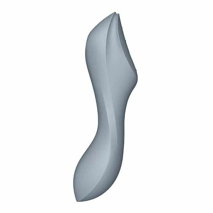 Satisfyer Curvy Trinity 3 Luchtdruk Vibrator - Grijs 7 Satisfyer Curvy Trinity 3 Luchtdruk Vibrator - Grijs - Afbeelding 5