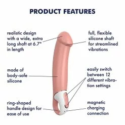 Satisfyer - Vibes Master Naturel 12 Satisfyer - Vibes Master Naturel -Clitoris Vibrators Verkoop satisfyer vibes master naturel features