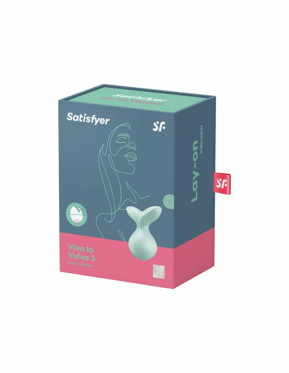Satisfyer Viva La Vulva Oplegvibrator - Groen 7 Satisfyer Viva La Vulva Oplegvibrator - Groen - Afbeelding 5