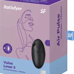 Satisfyer Vulva Lover Clitoris Stimulator - Zwart -Clitoris Vibrators Verkoop satisfyer vulva lover 3 clitoris stimulator zwart 5