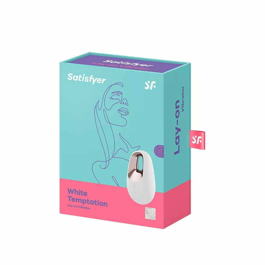 Satisfyer - White Temptation Lay-On Vibrator 7 Satisfyer - White Temptation Lay-On Vibrator - Afbeelding 5