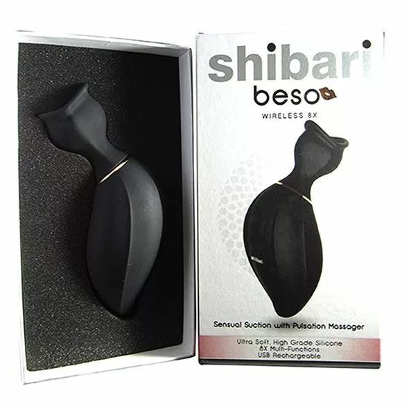 Shibari Zwarte Zuigende Clitoris Vibrator Beso 8 Shibari Zwarte Zuigende Clitoris Vibrator Beso - Afbeelding 6