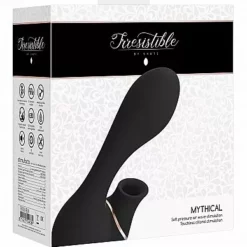 Shots Irresistible Irresistible - Zuigende Vibrator Mythical - Zwart -Clitoris Vibrators Verkoop shots irresistible zuigende vibrator mythical zwart verpakt
