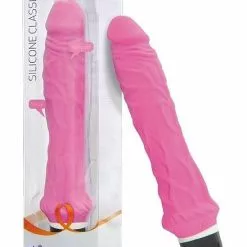 Seven Creations Silicone Classic Vibrator Van 23 Cm - Roze