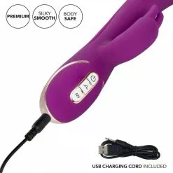 California Exotic Siliconen Vibrator Thumping Rabbit - Paars -Clitoris Vibrators Verkoop siliconen vibrator thumping rabbit paars usb