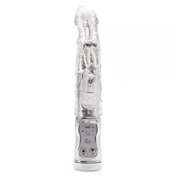 Toyz4lovers Silver Star Rabbit Vibrator - Transparant