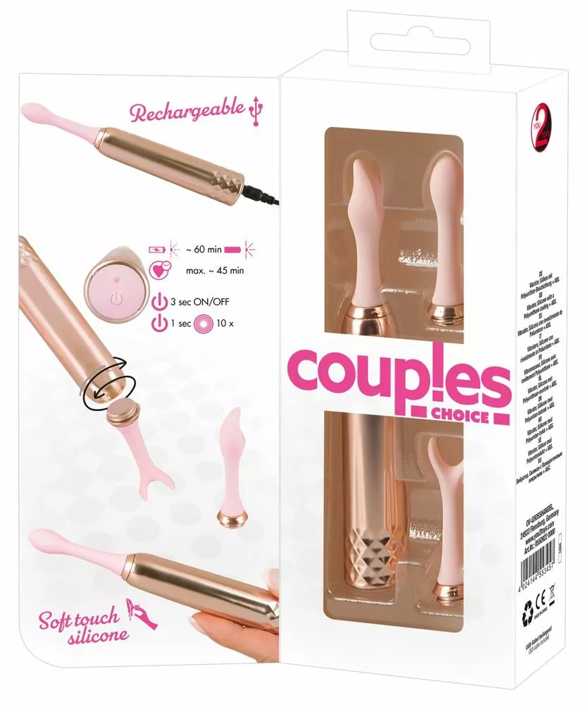 You2Toys Stimulator Met 3 Opzetstukken - Roze 9 You2Toys Stimulator Met 3 Opzetstukken - Roze - Afbeelding 7