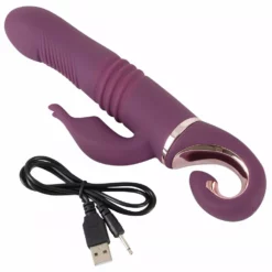 Stotende Rabbit Vibrator Javida - Paars -Clitoris Vibrators Verkoop stotende rabbit vibrator javida paars lader