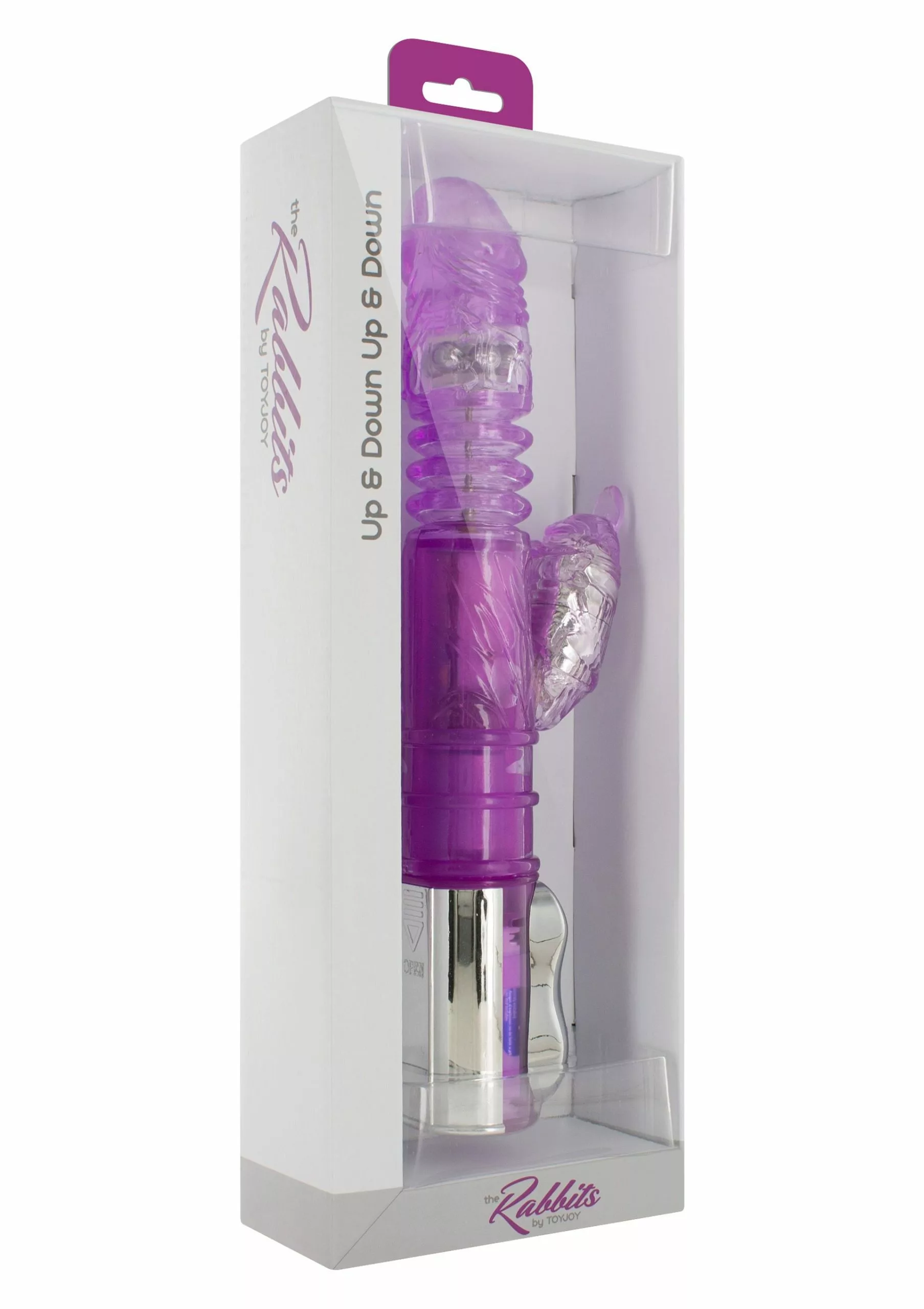 ToyJoy Stotende Vibrator Up&Down Up&Down - Paars 4 ToyJoy Stotende Vibrator Up&Down Up&Down - Paars - Afbeelding 2