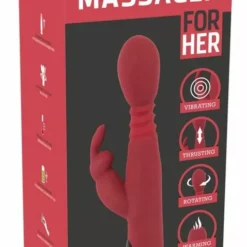 You2Toys Stotende En Roterende Rabbit Vibrator -Clitoris Vibrators Verkoop stotende en roterende rabbit vibrator voorkant verpakking