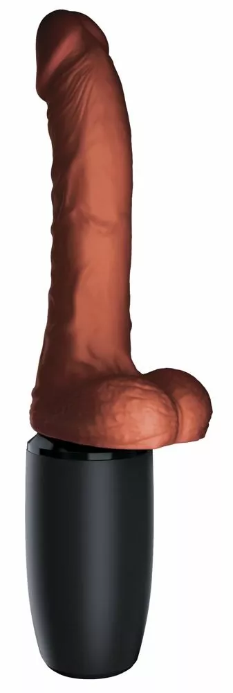 King Cock Stotende Realistische Dildo Met Balzak - Bruin 3 King Cock Stotende Realistische Dildo Met Balzak - Bruin