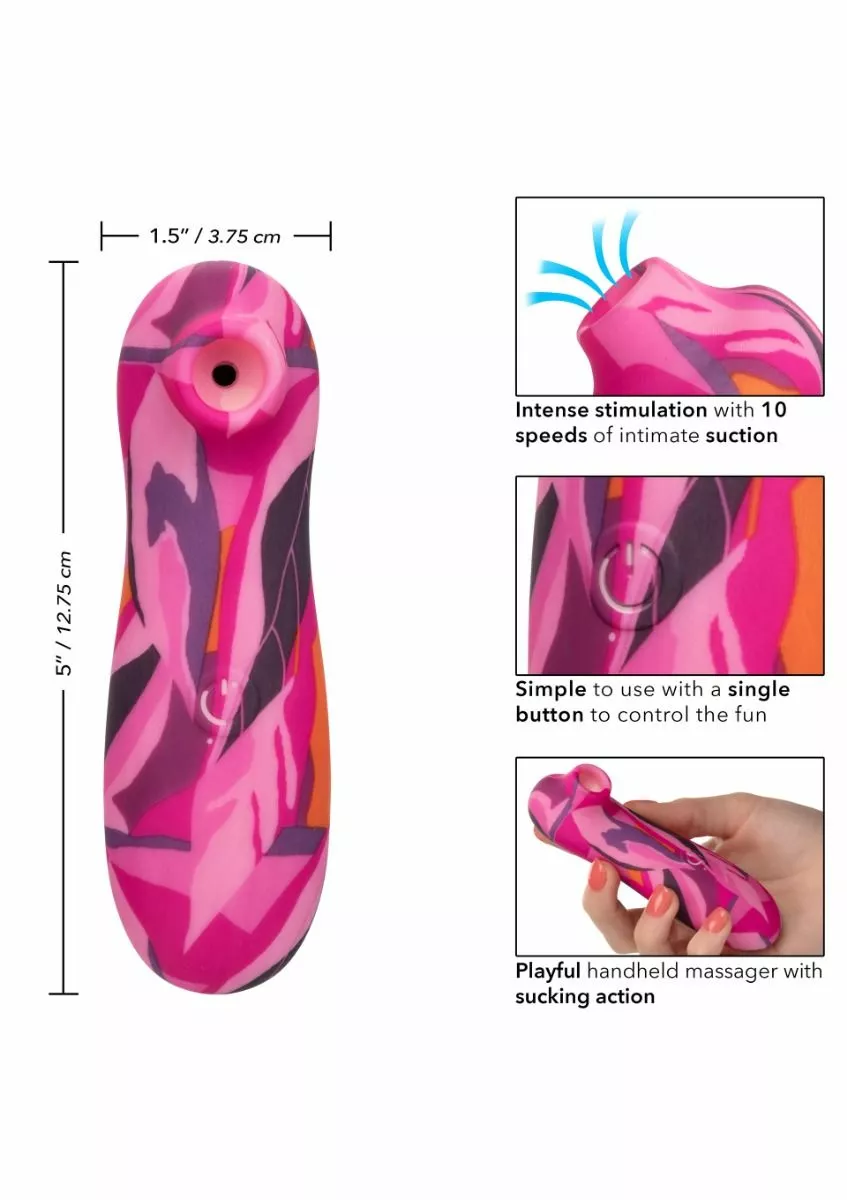 Calexotics Boundless Suck Buddy Speelse Stimulator - Roze 4 Calexotics Boundless Suck Buddy Speelse Stimulator - Roze - Afbeelding 2