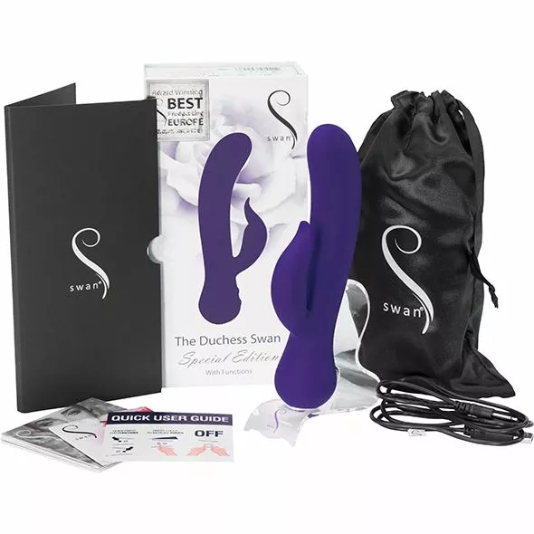 Swan Vibes Swan Rabbit Vibrator - Duchess 4 Swan Vibes Swan Rabbit Vibrator - Duchess - Afbeelding 2