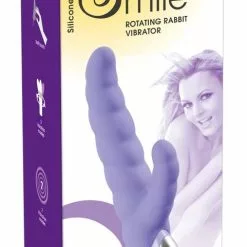 Roterende Rabbit Vibrator Sweet Smile - Paars -Clitoris Vibrators Verkoop sweet smile roterende rabbit vibrator paars