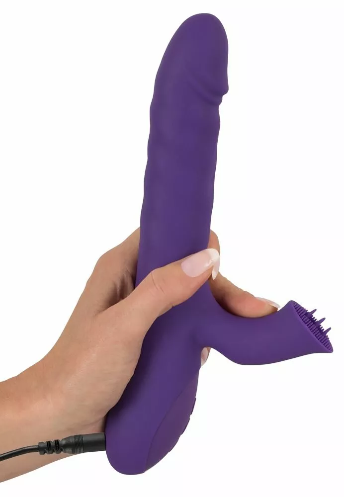 Sweet Smile Stotende En Roterende Vibrator - Paars 4 Sweet Smile Stotende En Roterende Vibrator - Paars - Afbeelding 2