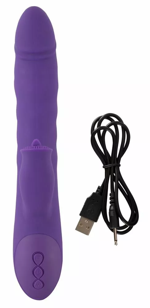 Sweet Smile Stotende En Roterende Vibrator - Paars 6 Sweet Smile Stotende En Roterende Vibrator - Paars - Afbeelding 4