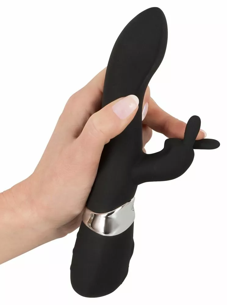 Sweet Smile Blacky Rabbit Vibrator - Zwart 7 Sweet Smile Blacky Rabbit Vibrator - Zwart - Afbeelding 5