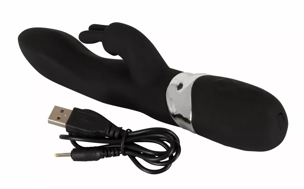 Sweet Smile Blacky Rabbit Vibrator - Zwart 9 Sweet Smile Blacky Rabbit Vibrator - Zwart - Afbeelding 7