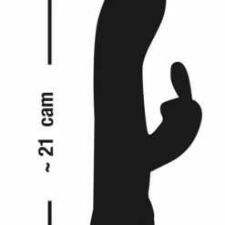 Sweet Smile Blacky Rabbit Vibrator - Zwart 14 Sweet Smile Blacky Rabbit Vibrator - Zwart -Clitoris Vibrators Verkoop sweet smile blacky rabbit vibrator zwart afmetingen