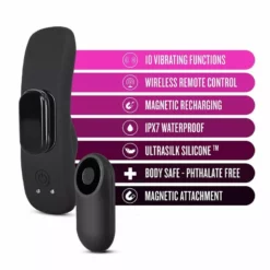 Blush Temptasia Draagbare Panty Vibe - Zwart -Clitoris Vibrators Verkoop temptasia draagbare panty vibe 6