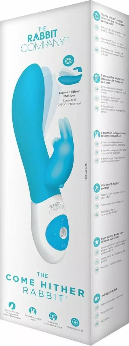 Esupplies The Rabbit Company - The Come Hither Rabbit Blauw 5 Esupplies The Rabbit Company - The Come Hither Rabbit Blauw - Afbeelding 3