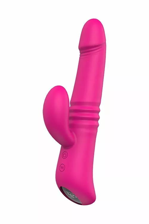 Dreamtoys Verwarmende En Stotende Rabbit Vibrator - Roze 3 Dreamtoys Verwarmende En Stotende Rabbit Vibrator - Roze