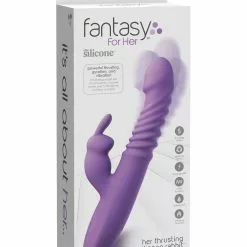 Pipedream Verwarmende Rabbit Vibrator Her Thrusting Silicone Rabbit -Clitoris Vibrators Verkoop verwarmende rabbit vibrator her thrusting silicone rabbit verpakt scaled