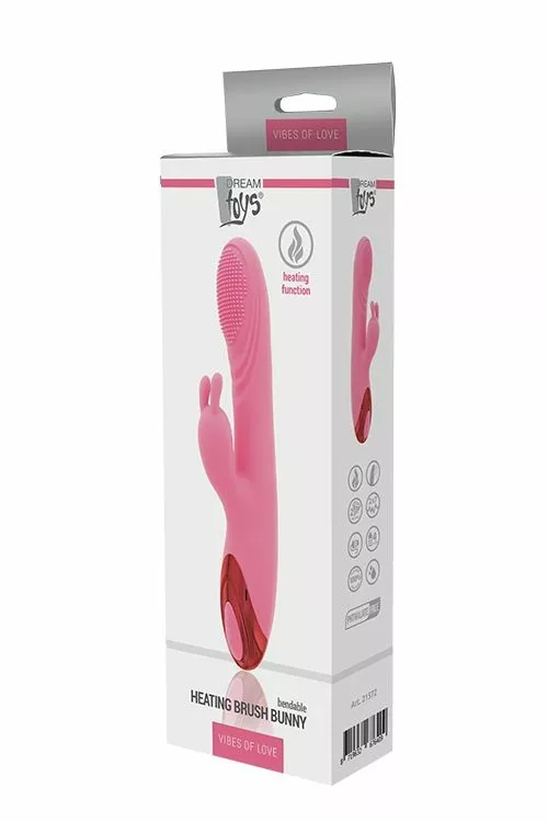 Dreamtoys Verwarmende Rabbit Vibrator Met Geborstelde Kop 4 Dreamtoys Verwarmende Rabbit Vibrator Met Geborstelde Kop - Afbeelding 2
