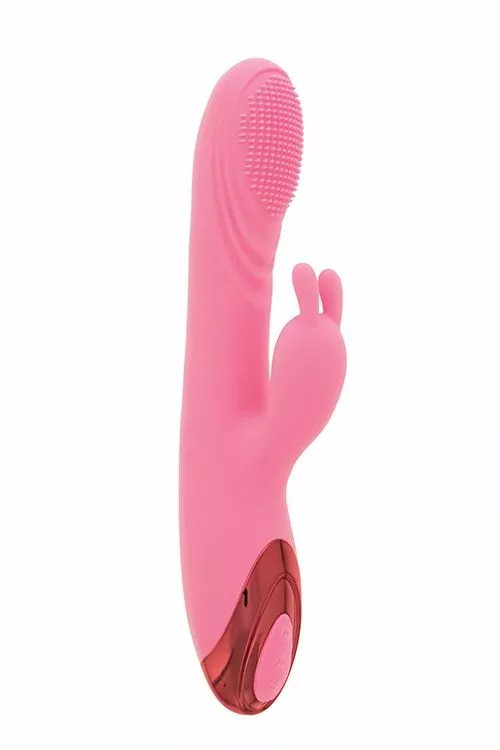 Dreamtoys Verwarmende Rabbit Vibrator Met Geborstelde Kop 3 Dreamtoys Verwarmende Rabbit Vibrator Met Geborstelde Kop