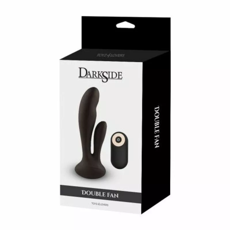 Toyz4lovers Vibrator Double Fan - Zwart 9 Toyz4lovers Vibrator Double Fan - Zwart - Afbeelding 7