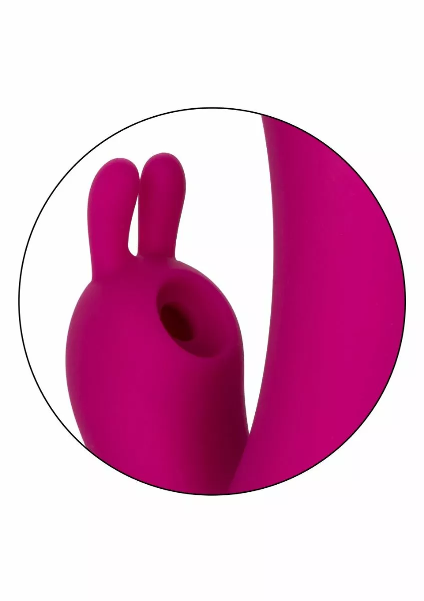 California Exotic Vibrator Foreplay Frenzy Bunny Kisser - Roze 14 California Exotic Vibrator Foreplay Frenzy Bunny Kisser - Roze - Afbeelding 12