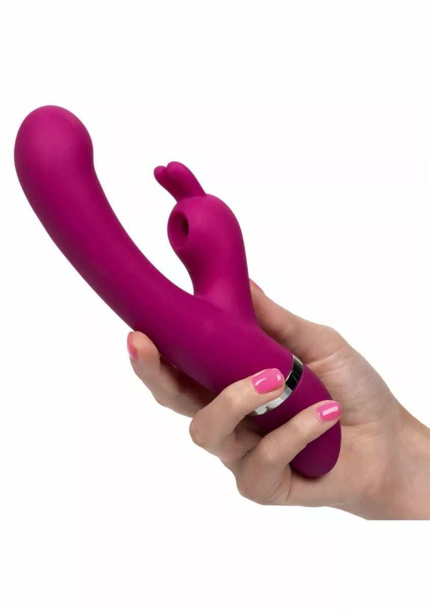 California Exotic Vibrator Foreplay Frenzy Bunny Kisser - Roze 8 California Exotic Vibrator Foreplay Frenzy Bunny Kisser - Roze - Afbeelding 6