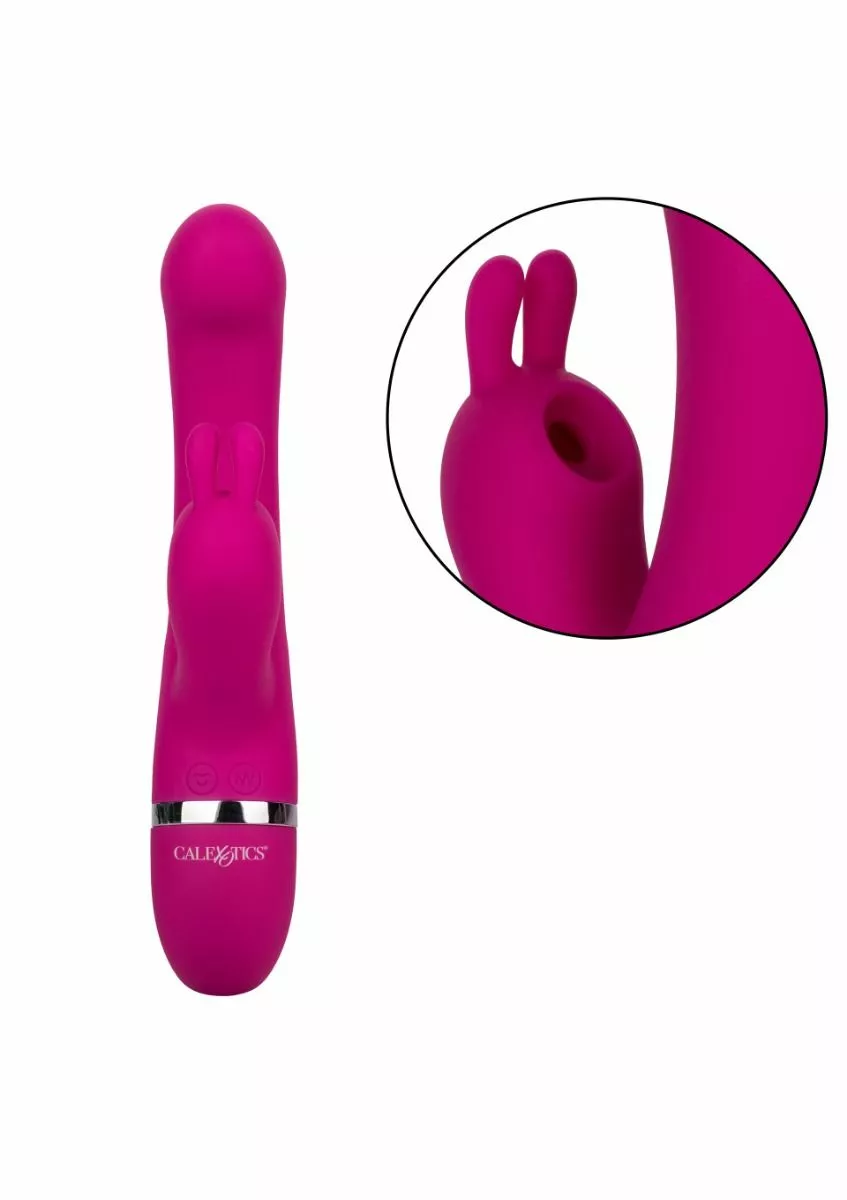 California Exotic Vibrator Foreplay Frenzy Bunny Kisser - Roze 15 California Exotic Vibrator Foreplay Frenzy Bunny Kisser - Roze - Afbeelding 13