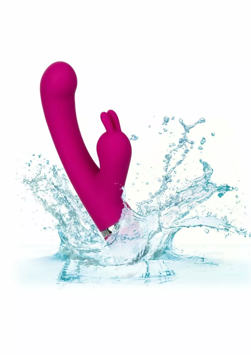 California Exotic Vibrator Foreplay Frenzy Bunny Kisser - Roze 7 California Exotic Vibrator Foreplay Frenzy Bunny Kisser - Roze - Afbeelding 5