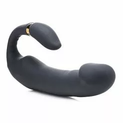 XR Brands Vibrator Met Clit Stimulator Pleasure - Zwart