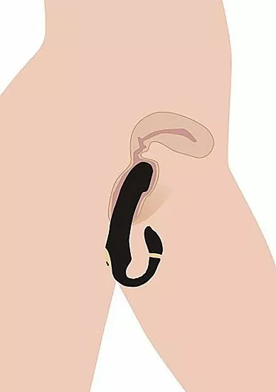 XR Brands Vibrator Met Clit Stimulator Pleasure - Zwart 5 XR Brands Vibrator Met Clit Stimulator Pleasure - Zwart - Afbeelding 3