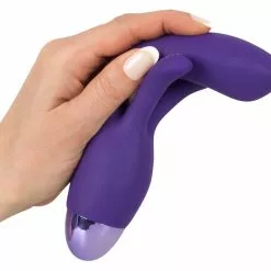 Sweet Smile Vibrator Met Clitoris Stimulatie - Paars -Clitoris Vibrators Verkoop vibrator met clitoris stimulatie paars bz