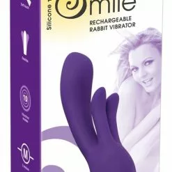 Sweet Smile Vibrator Met Clitoris Stimulatie - Paars -Clitoris Vibrators Verkoop vibrator met clitoris stimulatie paars verpakt