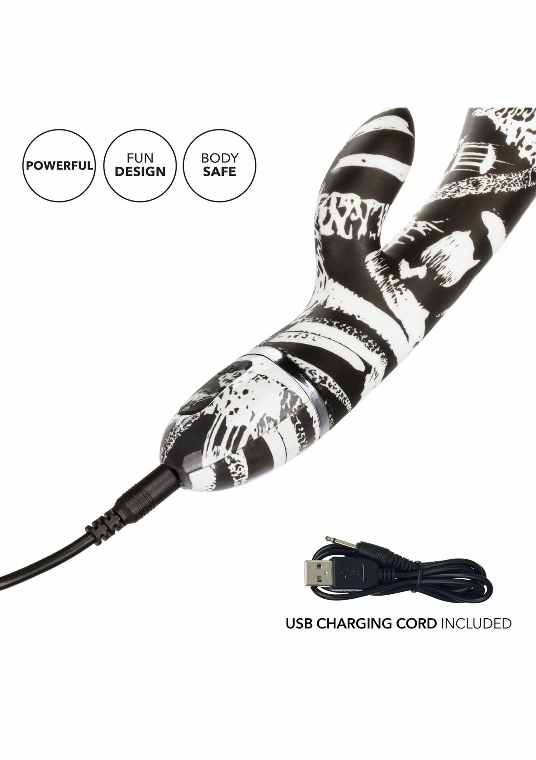 California Exotic Vibrator Met Clitoris Stimulator Hype Dual Wand 8 California Exotic Vibrator Met Clitoris Stimulator Hype Dual Wand - Afbeelding 6