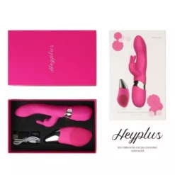 Leten Vibrator Met Face Massager Heyplus - Pro Bliss -Clitoris Vibrators Verkoop vibrator met face massager heyplus pro bliss open