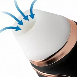 XR Brands Vibrator Met Luchtdruk Stimulatie - Shegasm Deluxe - Zwart -Clitoris Vibrators Verkoop vibrator met luchtdruk stimulatie shegasm deluxe zwart close