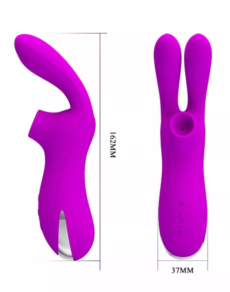 Vibrator Met Zuigfunctie Pretty Love Ralap - Roze 6 Vibrator Met Zuigfunctie Pretty Love Ralap - Roze - Afbeelding 4