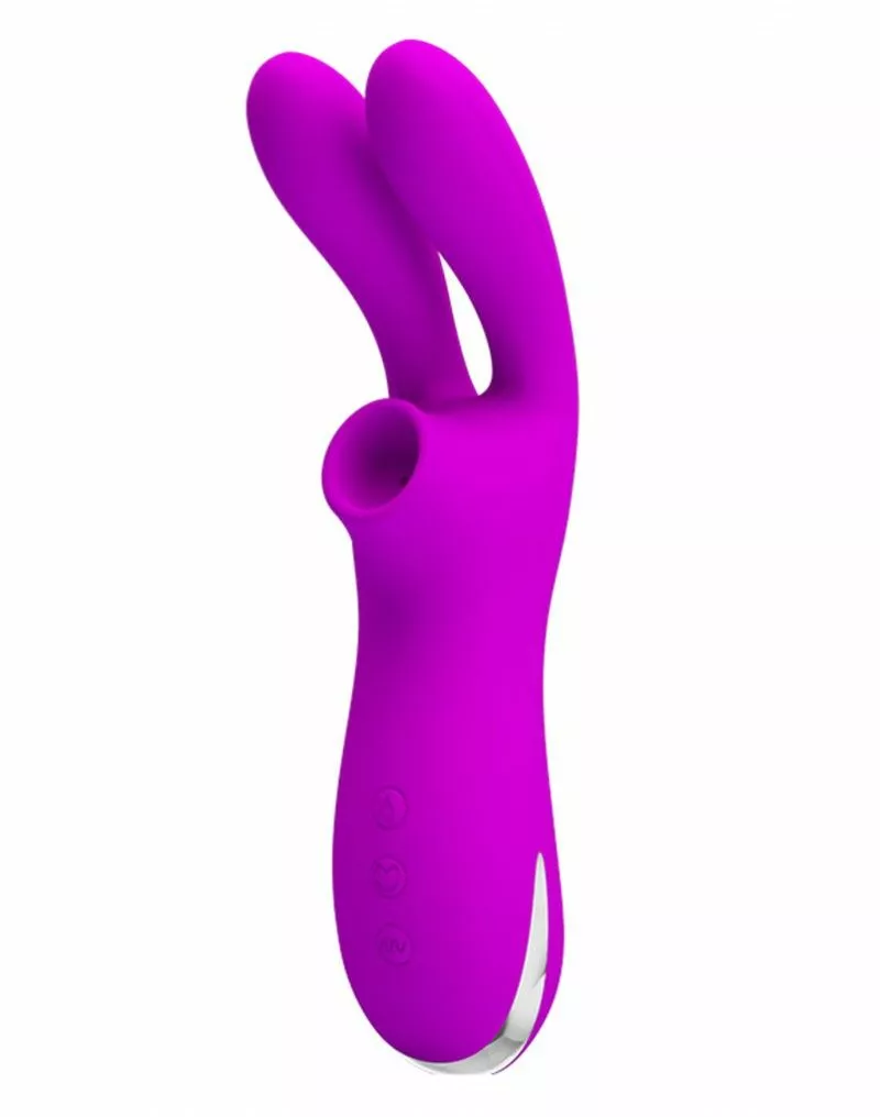 Vibrator Met Zuigfunctie Pretty Love Ralap - Roze 3 Vibrator Met Zuigfunctie Pretty Love Ralap - Roze