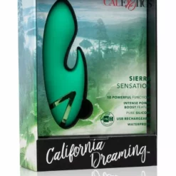 California Exotic Vibrator Sierra Sensation - Groen -Clitoris Vibrators Verkoop vibrator sierra sensation groen verpakt