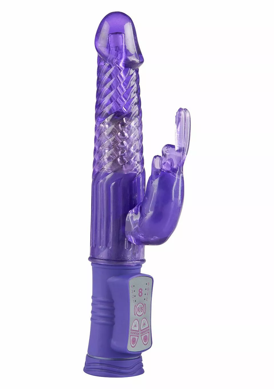 ToyJoy Rabbit Vibrator Met Parels - Paars 3 ToyJoy Rabbit Vibrator Met Parels - Paars